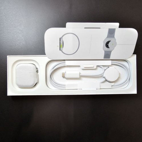 [Outlet Grade C] Apple Watch Series 10 GPS 42mm Silver Alu Case, Denim Sport Band S/M EU MWWA3 DO24000649-08
